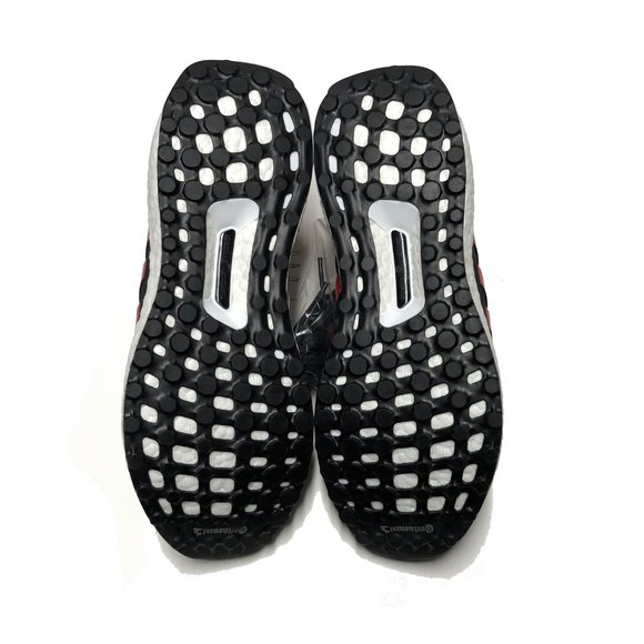 adidas Ultraboost Core Black / Scarlet Mens Shoes - Picture 6 of 6